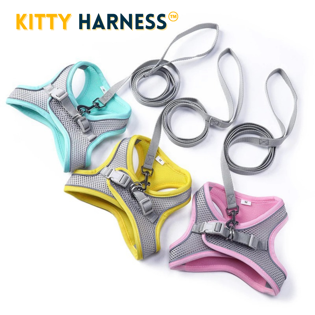 Kitty Harness™ - Omicci Pink / Extra-Small (0.5 kg - 1.5 kg)